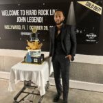 John Legend Instagram - Left Florida feeling elated from our two beautiful evenings together! It was a pleasure spending the weekend with you, @hardrockholly and @hardrocktampa!