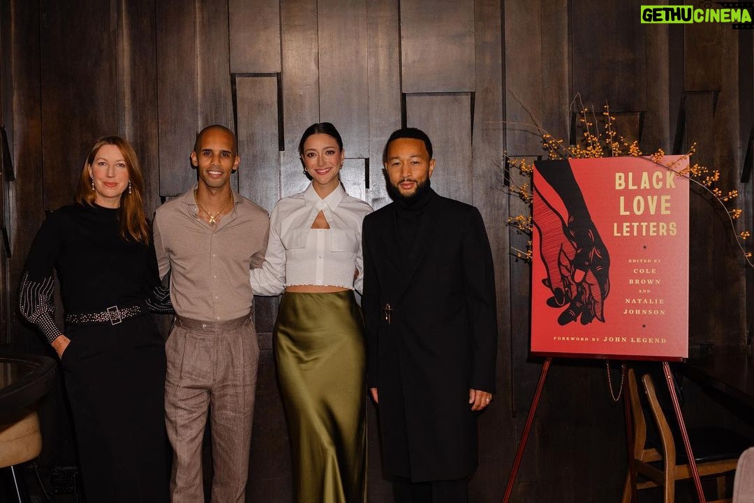 John Legend Instagram - We hosted a beautiful event to commemorate the publishing of BLACK LOVE LETTERS, the second book on our #GetLiftedBooks imprint, with @getlifted and @zandoprojects! Black Love Letters, edited by @coletdbrown and @_.nataliesunday._ , is a collection of stories honoring Black Love in all its forms. Thank you to everyone who came to celebrate with @stiklori and myself (and @mike_jackson in spirit). Grab a copy of Black Love Letters wherever books are sold! 📸 @caca_santoro