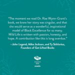 John Legend Instagram - Introducing WILD LIFE! Coming April 2024 from Get Lifted Books, WILD LIFE is a new memoir from renowned ecologist and co-host of @wildkingdomtv, Dr. Rae Wynn-Grant. Filled with stories from her two decades in the wild as a Black female scientist, WILD LIFE is Dr. Rae’s journey of resilience and adaptation. She is an inspirational model of Black Excellence for so many, and her memoir is written with passion, honesty, and hope, which makes her the perfect author for Get Lifted Books. Our imprint is committed to publishing distinct, diverse, and brilliant stories. We can’t wait for readers to be transported into the wild spanning from the Great Plains to Madagascar. Pre-order WILD LIFE now via the link in bio and be the first to get your copy on April 2nd, 2024! #wildlifebook #wildkingdomtv