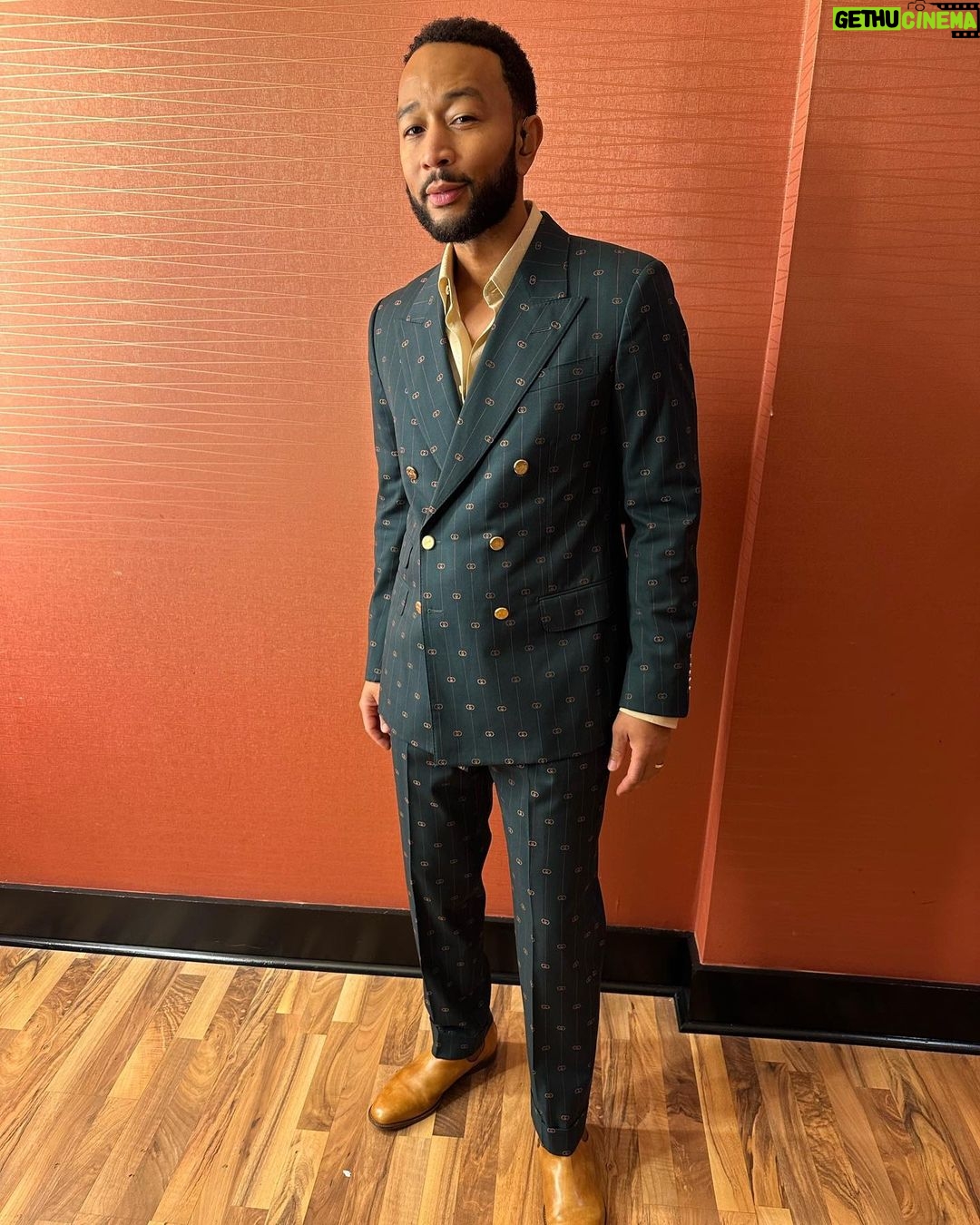John Legend Instagram - Last week's trip to the east coast was a special one! Knew you'd show up in all your glory so had to keep the looks extra clean for you @beacontheatre, @foxwoods, and @tillescenter.