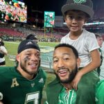 John Legend Instagram - Happy birthday @mikebrownstephens! Great win by @usffootball!