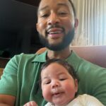 John Legend Instagram - Baby boy is getting big