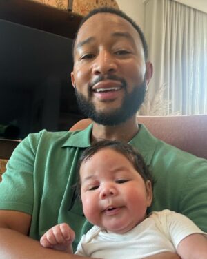 John Legend Instagram - Baby boy is getting big