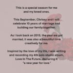 John Legend Instagram - As we celebrate 10 years of “All of Me” and Love In The Future, all I can say is that I LOVE AND APPRECIATE ALL OF YOU.