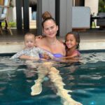 John Legend Instagram - Our first vacation as a family of six. So far, so great!