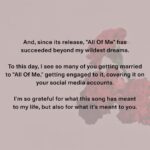 John Legend Instagram - As we celebrate 10 years of “All of Me” and Love In The Future, all I can say is that I LOVE AND APPRECIATE ALL OF YOU.