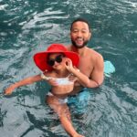 John Legend Instagram - Grateful for the quality time with my babies ❤️❤️❤️❤️❤️❤️