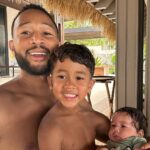 John Legend Instagram - Our first vacation as a family of six. So far, so great!