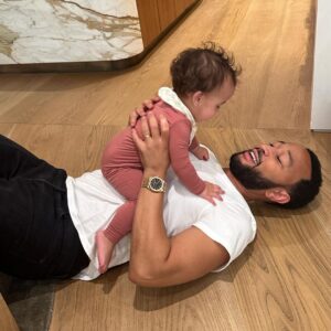 John Legend Instagram - In love with my 11-month-old!