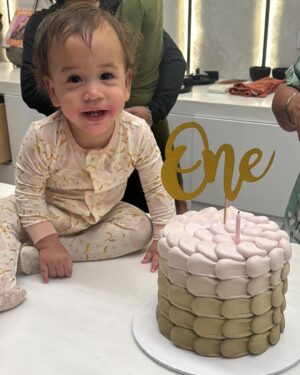 John Legend Instagram - Esti Maxine is ONE today!  She’s been lighting up the house since day one. ❤️❤️❤️❤️