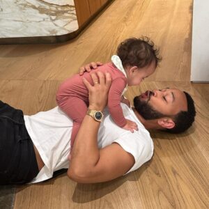 John Legend Instagram - In love with my 11-month-old!