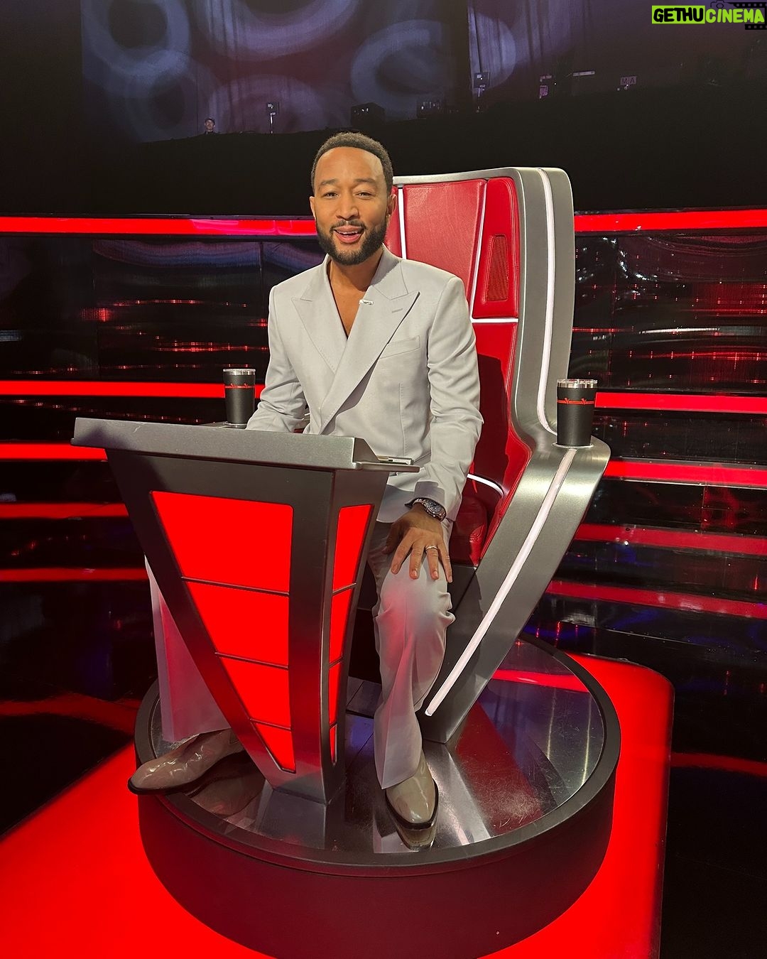 John Legend Instagram - @nbcthevoice is live for the Top 12. You know what that means…time to suit up. Let’s do this #TeamLegend!