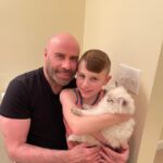 John Travolta Instagram - Ben’s new cat Crystal.