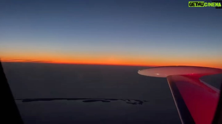John Travolta Instagram - Sunset flight. Video credit: @ella.travolta