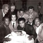 John Travolta Instagram - #TBT: Celebrating Ali’s birthday with Carey Grant, Lou Rawls, Kris Kristofferson, and Mayor Tom Bradley