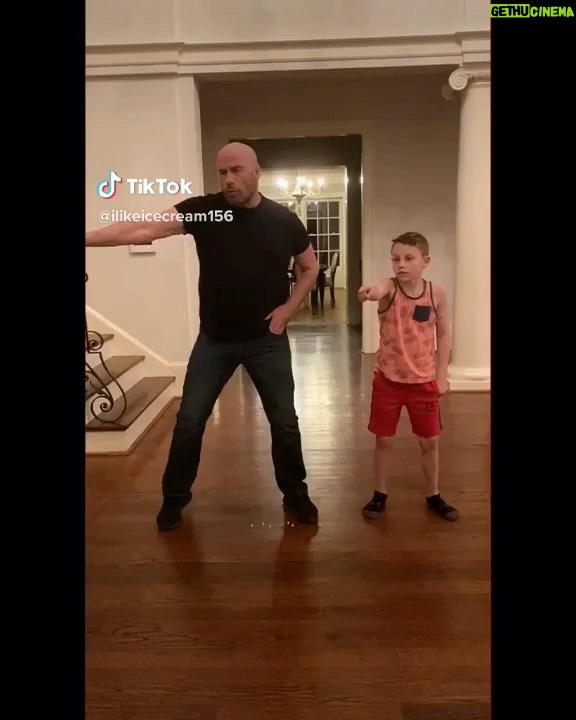 John Travolta Instagram - Yesterday’s pre-birthday dance with Ben. Swipe up on my story for more of Ben’s TikTok videos. Update: Ben’s TikTok username is now ben_travolta