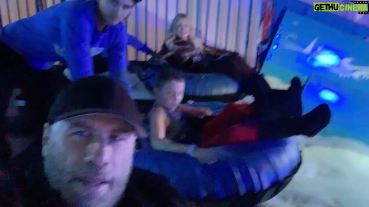 John Travolta Instagram - Ben, Kelly and I at Gaylord Palms Ice