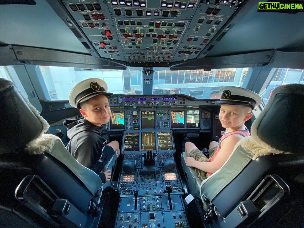 John Travolta Instagram - My son Ben is taking my place! His first A380 @qantas flight