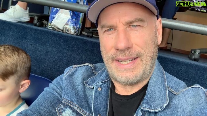 John Travolta Instagram - At the Gator game with Ben