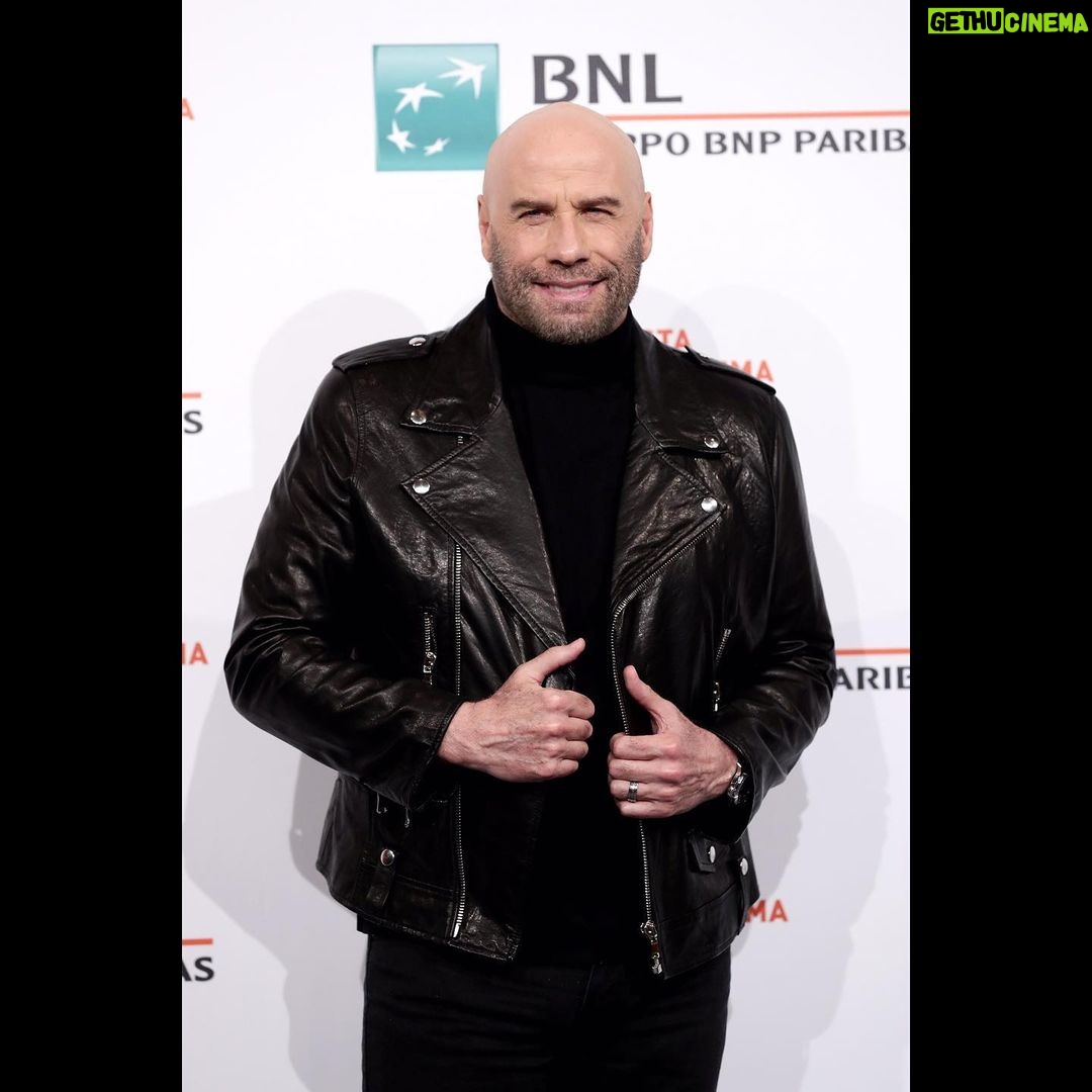 John Travolta Instagram - Thank you very much to the Rome Film Festival for the Lead Acting Award for The Fanatic, and thank you to all the fans for coming out to share this special occasion with me!