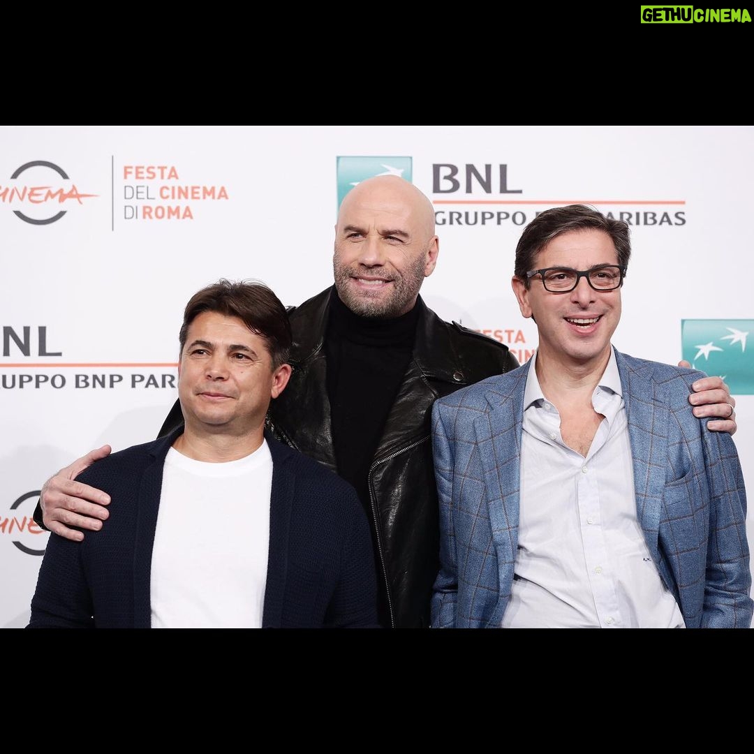 John Travolta Instagram - Thank you very much to the Rome Film Festival for the Lead Acting Award for The Fanatic, and thank you to all the fans for coming out to share this special occasion with me!
