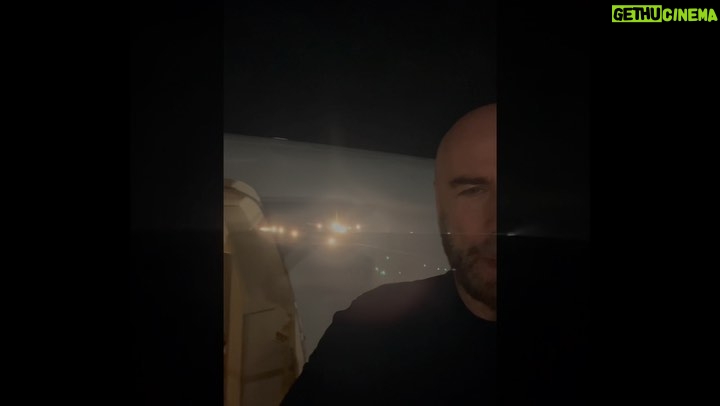 John Travolta Instagram - Flying home from New York after recording a sample demo of a song I did for an upcoming movie, here’s a snippet of it!