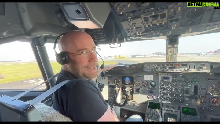 John Travolta Instagram - Flying home in the 737 from filming in Georgia.