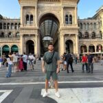 Johnny Eblen Instagram - She wanted to go shopping so I took her to Milan 🤌🏼 Swipe till the end to see what I put up with 😂 Milan, Italy