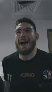 Johnny Eblen Instagram - “That’s a BAD cut” 😱 Champ @johnnyeblen wants more belts after securing a huge win over @fabian_edwardsmma in Dublin 👊 #Bellator299 3Arena