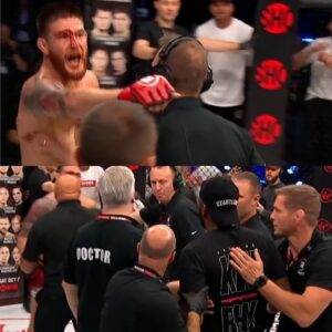 Johnny Eblen Instagram - #AndStill! Johnny Eblen got into it with Leon Edwards after a TKO of his brother Fabian 👀 #Bellator299

🔗 FULL STORY IN BIO
