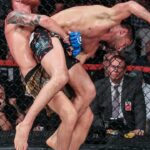 Johnny Eblen Instagram - Flashback to @johnnyeblen's historic win over #MMA legend Gegard Mousasi to become middleweight champ. Will "The Human Cheat Code" retain his gold on September 23rd? 👊 #Bellator299 | Eblen 🆚 Edwards | @3arenadublin 3Arena
