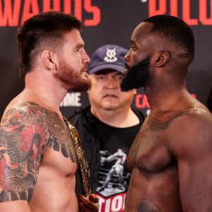Johnny Eblen Instagram - Johnny Eblen and Fabian Edwards had to be separated at the final faceoff 👀 #Bellator299