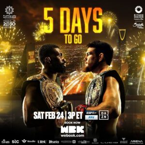 Johnny Eblen Instagram - 5⃣𝗗𝗔𝗬𝗦 𝗢𝗨𝗧

Who will 𝗦𝗘𝗜𝗭𝗘 𝗧𝗛𝗘 𝗧𝗛𝗥𝗢𝗡𝗘 between the PFL and @bellatormma World Champions 

[ #PFLvsBellator | Saturday, Feb 24th | 3pm EST | 🎟in bio]