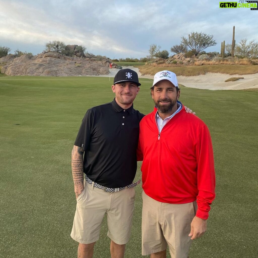 Johnny Manziel Instagram - Dynamic Duo 12/6 Scottsdale National Golf Club