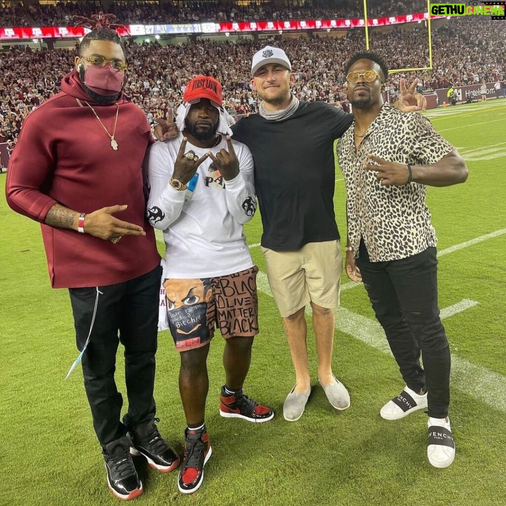 Johnny Manziel Instagram - The house that WE built #GigEm College Station, Texas