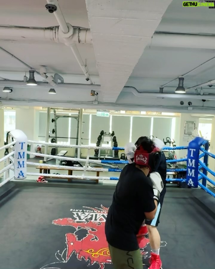 Johnny Yang Instagram - 好久沒對打了 終於有時間🥊🥊🥊 感謝 @satocurry 咖喱王子 @owenzgu 陪練 🤣 #boxing #起碼打了12回合 #騎摩托車不知道可以幾回合