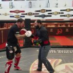 Johny Hendricks Instagram - Getting some good work in with @thefranklester