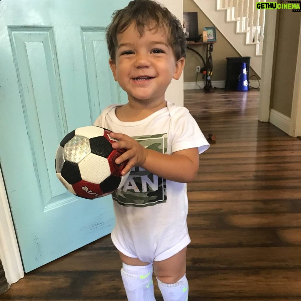 Johny Hendricks Instagram - My little boy getting ready for soccer
