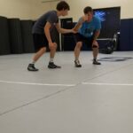 Johny Hendricks Instagram - Working on passing the elbow to a shot. @allsaintswrestling