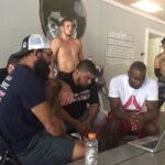 Johny Hendricks Instagram - Goin over fight footage with the team today. @chasskelly @steventhewarman @loutrition #ufc200