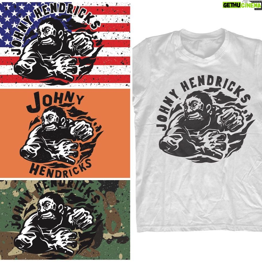 Johny Hendricks Instagram - My newest signature shirt and some autographed mini banners are now available!! http://www.koreps.com/johny-hendricks-new-gear/ link also in bio. #ufc200 thanks @tedthechonnom on the design!