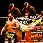 Johny Hendricks Instagram - #tbt in the cage just before @brucebufferufc does his thing! @fram_filters @trxtraining @bassproshops #ufc #fight