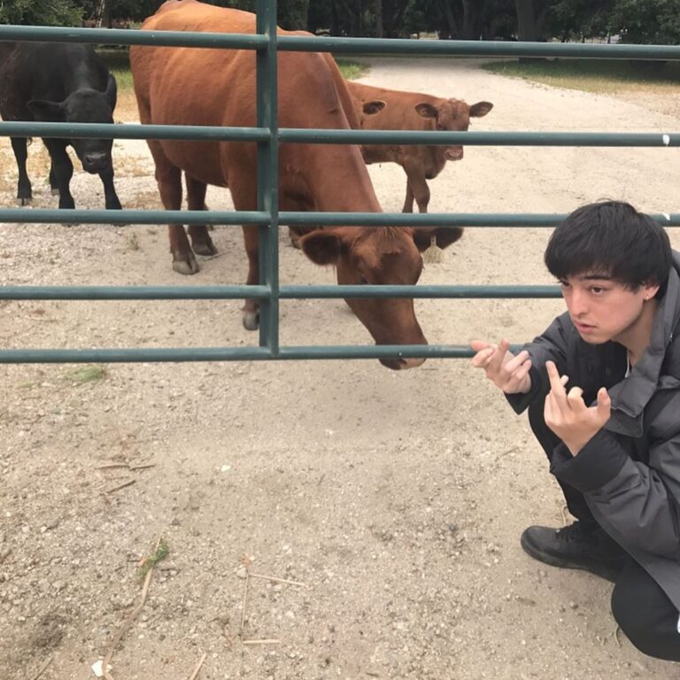 Joji Instagram - Out with my nature friends gettin blasted on that medical hay.