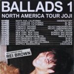 Joji Instagram - SOLD OUT. @rei.brown joining us on this lovely tour 🤠