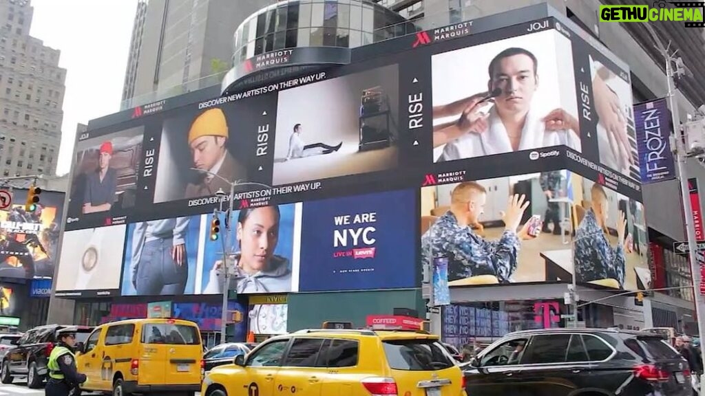Joji Instagram - Times Square w my ugly ass on blast ❤️ @spotify