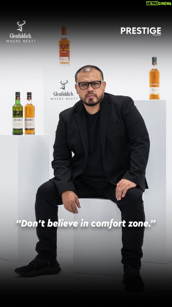 Joko Anwar Instagram - @jokoanwar places greater faith in exploring the unknown, embodying the essence of glenfiddichwhisky‘s “Where Next Club” DNA. He envisions taking fresh steps from the beginning after completing a movie production for new challenges, new adventure, new experiences. “Don’t believe in comfort zone.” Each accomplishment merits celebration, paired with a selected, single best quality, mirroring the audacious spirit of @glenfiddichwhisky’s mavericks. These mavericks persistently venture into the unknown, defy boundaries, and consistently cast their gaze beyond the precise destination initially targeted. #glenfiddichwhisky #jokoanwar #WhereNextClub #glenfiddichmavericks #prestigexglenfiddich