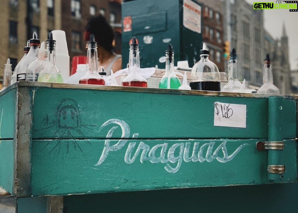 Jon M. Chu Instagram - “Ice cold piragua! Parcha. China. Cherry. Strawberry. And just for today, I got mamey” Lots of fun treats this weekend... stay tuned #InTheHeightsMovie #Summer2021.