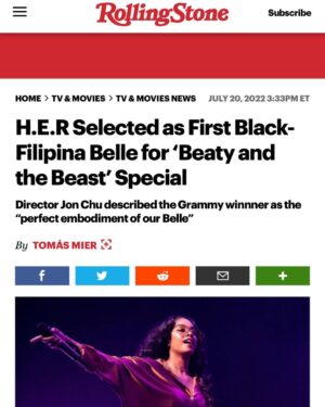 Jon M. Chu Instagram - Proud to be Producing this show with our team from my Electric Somewhere @doneanddustedtv @hamishhamiltontv @abcnetwork @disney and many more!! And of course to be introducing our one and only Belle, @hermusicofficial ❤️❤️❤️talk about a dream.