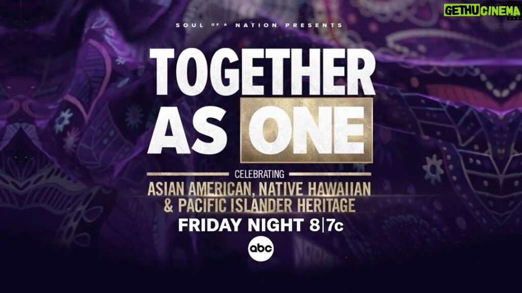 Jon M. Chu Instagram - Honored to be a small part of this. Be sure to check it out THIS FRIDAY!! WE ARE: Together as One – A special edition of @SoulOfaNation airs Friday, May 27 at 8pm on @ABC. #SoulOfANation