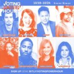 Jon M. Chu Instagram - Mark it in your calendar! Join @johndavidwashington @hiiamsam_i and me for our #votingpowerhour this Wed, 10/21 @ 5PT/8ET on youtube live! We'll hang out, listen to music & text friends and family to make a plan to vote! Sign up at bitly.com/powerhourweds. If you can't make it Wed, link in bio to see the rest of the lineup!